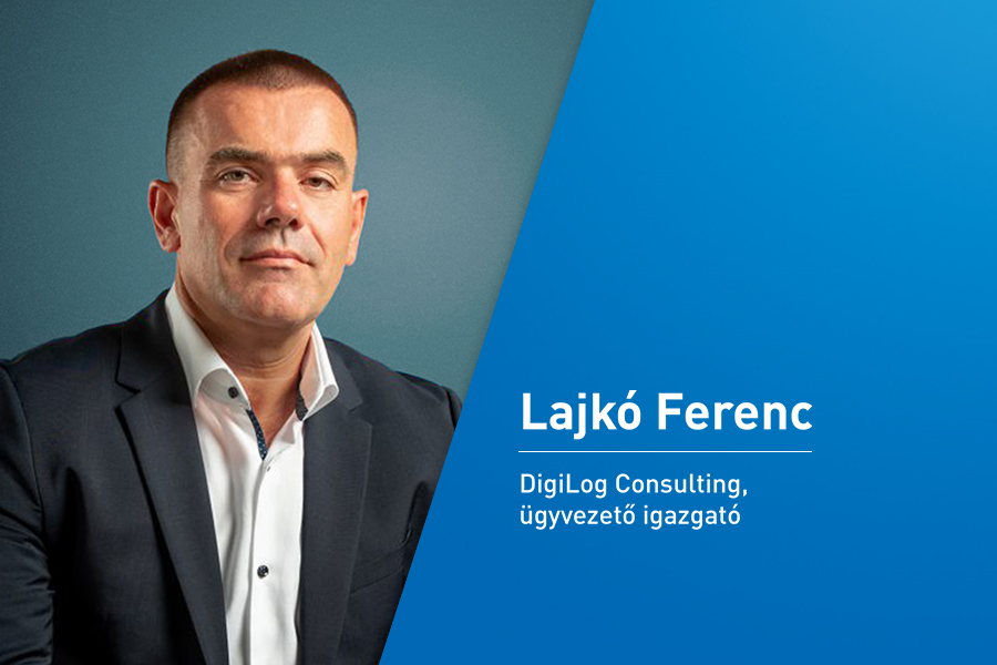 Lajkó Ferenc, a DigiLog Consulting alapítója és ügyvezető igazgatója